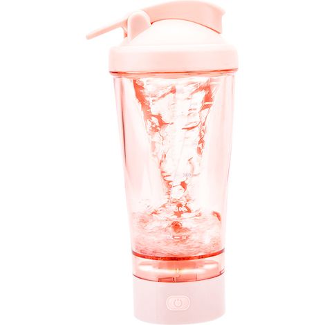 Pink Electric Body Shaker Cup Protein Powder Milkshake Automatic Mixing Cup (1/5)