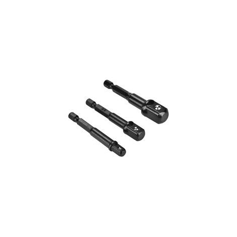 Adaptador de extensión para rótula cuadrada (3 piezas) (negro) (1/4)