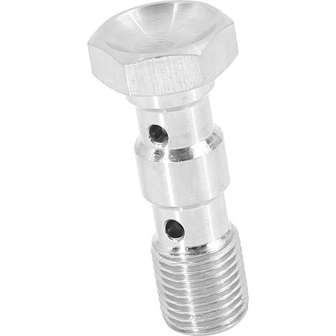Voiture M10x1.0 Métrique Filetage Double Banjo Boulon Frein Raccord Adaptateur (1/5)