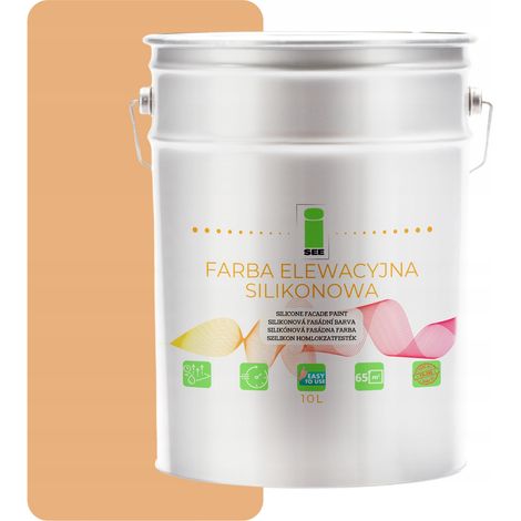 Peinture silicone pastel pour façades 10L, produit de qualité supérieure (1/5)