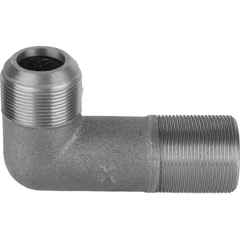 Coude de compresseur d'air en fonte durable, raccord coudé fileté pour compresseur d'air (1/5)