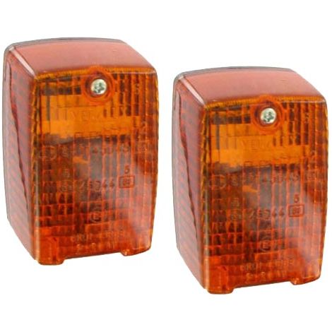 Oc-Pro – Lot de 2 feux clignotants universels – Dimensions 90 x 60 x 55 mm – Entraxe 48 mm – Ampoule P21W nécessaire