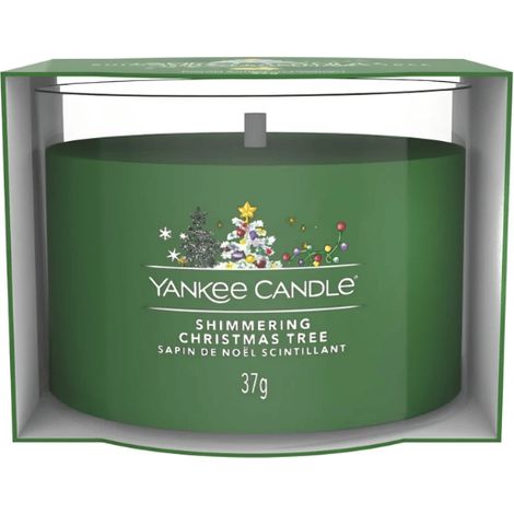 Mini candela Yankee Candle ALBERO DI NATALE SCINTILLANTE 37g