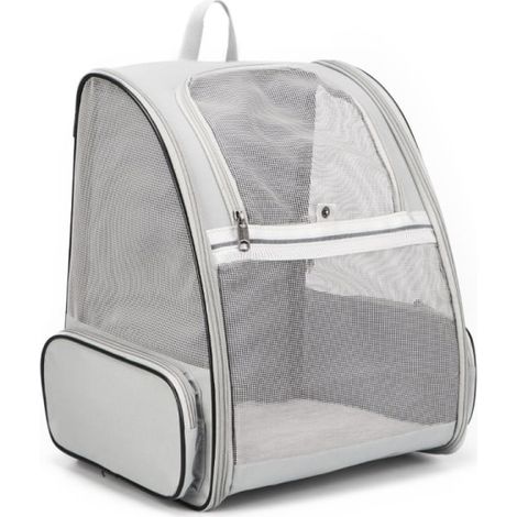 Sac à dos pour chat, porte-animal de grande capacité avec gamelle pliable (1/5)
