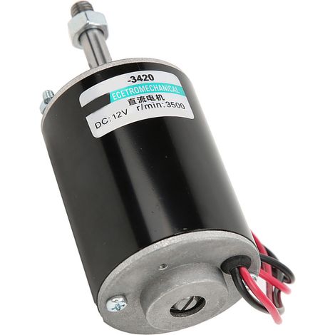 Gleichstrommotor mit Permanentmagnet, hohe Drehzahl, geräuscharm, CW/CCW, Mini-Bürstenmotor, 30 W, 12 V, 3500 U/min (1/5)
