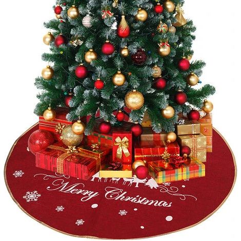 Lot de 2 t-shirts sapin de Noël de 98 cm, décorations de Noël en tapis, couleur C (1/4)