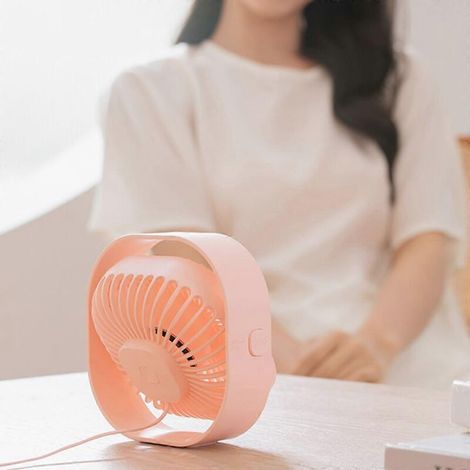 Ventilatore USB portatile, mini ventilatore da tavolo, piccolo ventilatore portatile per uso domestico (1/4)