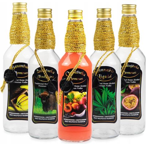 Bouteille MONOPOL PREMIUM DÉCORÉE 0,5 L - Motifs variés