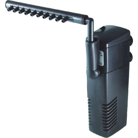 TRADE SHOP - Multi Filtro Interno Per Acquario Con Braccetto Doccia Ventosa F380 3w 300l/h -