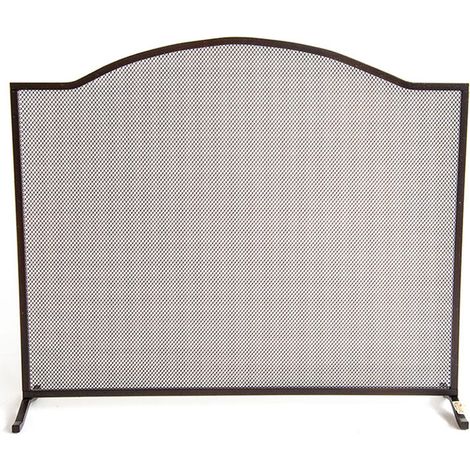 SCHERMI PARASCINTILLE A ONDA TRENTO IN FERRO BATTUTO CM. 70X15X51