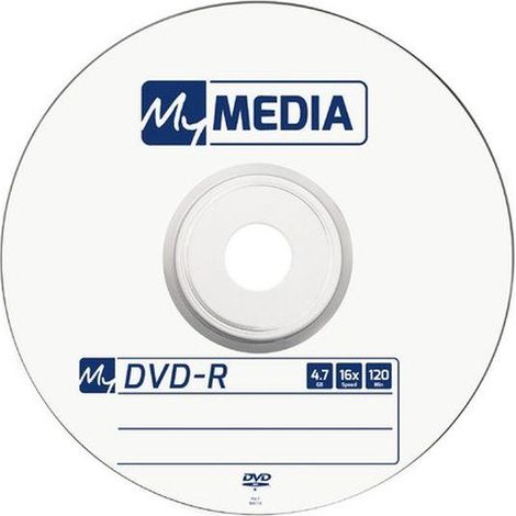 DVD-R MyMedia 16x 4,7 GB Wrap (Eje 10) (1/3)