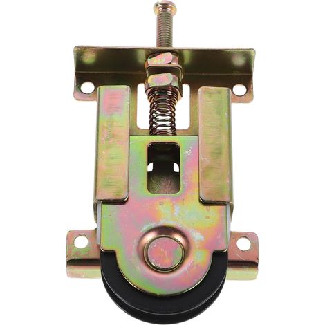 Accessoires pour Portes Coulissantes en Métal Or pour Armoires et Meubles, Roulettes de Guidage pour Portes de Placard, Fonctionnement Fluide et Design Polyvalent (1/5)