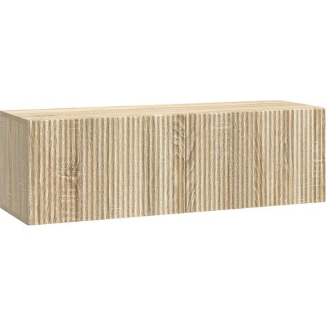 Wandmontierter TV-Schrank Sonoma-Eiche 98 x 31 x 30 cm vidaXL