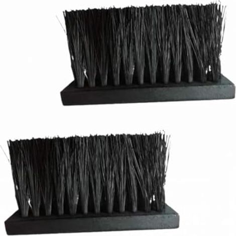 Brosses de Cheminée, Tête de Brosse de Remplacement, Pack de Recharge Manche en Bois Tête de Brosse Cheminée Foyer Poêle à Bois Brosse pour Nettoyage de Foyer et Cheminée (2PCS) (1/5)