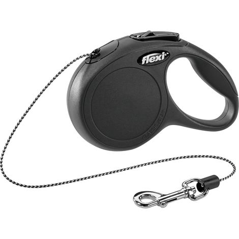 Flexi Hundeleine New Classic XS schwarz, Seil Hundeleinen
