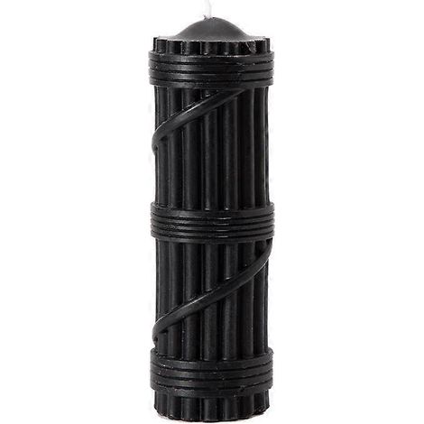 Bougies SM à basse température, cire pour jeux et créations romantiques pour amoureux. Couleur : Noir.