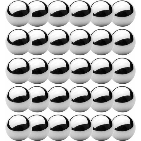30x billes acier 11/32 (8.73mm) haute précision universel roulement cage à bille (1/3)