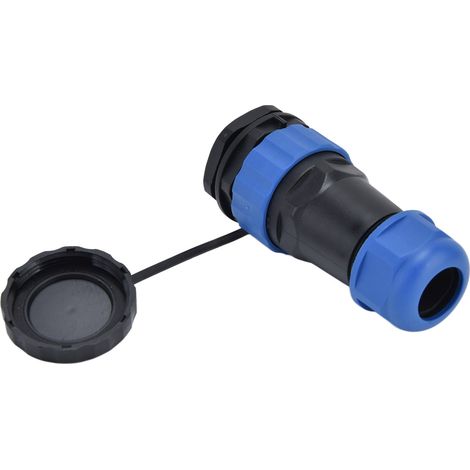 Wasserdichter Stecker mit Rückmutter IP68 Luftfahrt-Stromanschluss 380 V 10 A für Kabel und Leitungen SP2810 Pin (1/5)