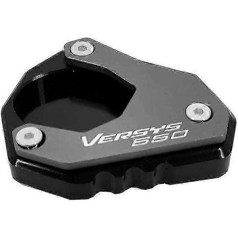 CNC-gefräste Seitenständer-Verlängerungsplatte für KAWASAKI VERSYS 650 ABS (2010–2023, 2019, 2015). Titan (1/5)