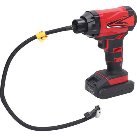 Gonfleur de pneus sans fil avec affichage numérique, alimenté par batterie, pompe à air portable pour voiture, bouées de natation et ballons de basket-ball, 12 V (1/5)