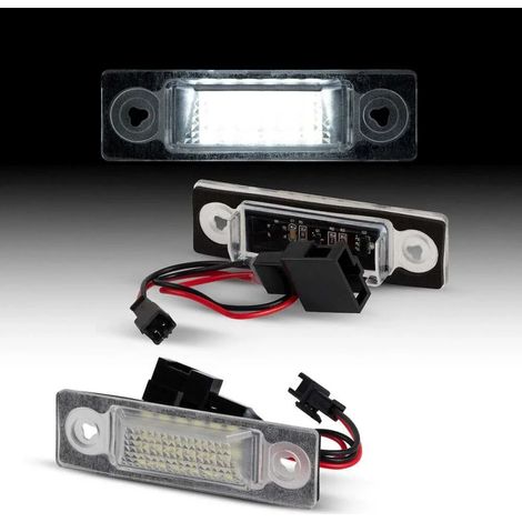 KIT LUCI TARGA A LED COMPATIBILE CON VW Sharan Typ 7M9 BJ 2000-2010, VETRO TRASPARENTE (1/5)