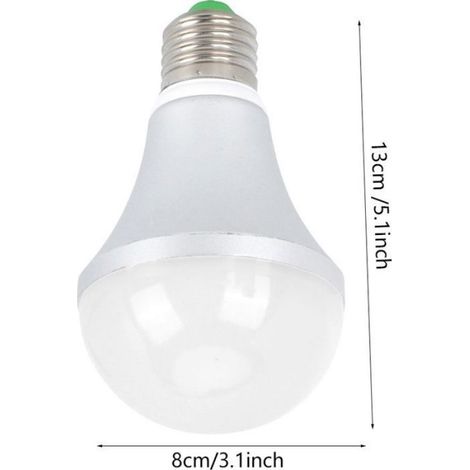 Ampoule LED RGBW 10W E27, bande lumineuse colorée pour fêtes et festivals, avec télécommande et fonction de changement de couleur (1/5)