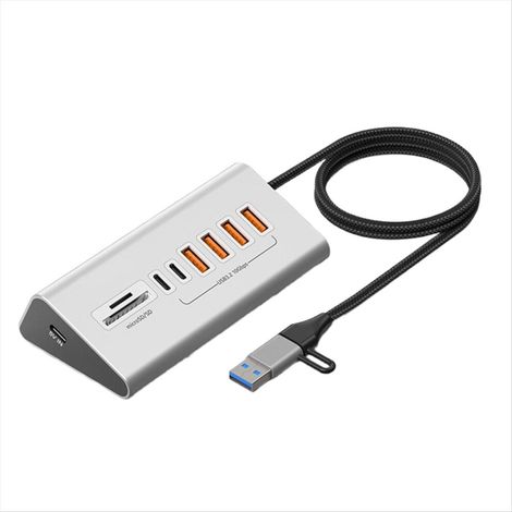 USB 3.2 10 Gbit/s Dockingstation mit USB Typ-C Splitter (1/3)