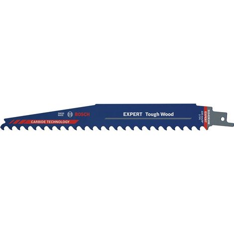 Lame de scie sabre Expert Tough Wood L.225mm B.25mm TPI 3 8.5mm 10 Unités