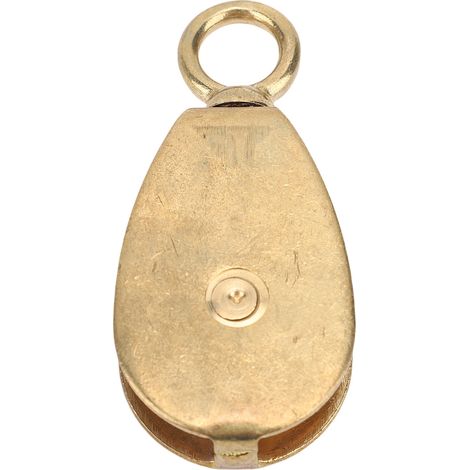 Ortviai Poulie Marine pour Drapeau en Laiton 34 mm avec Rotation 360° – MPA371586 (1/5)