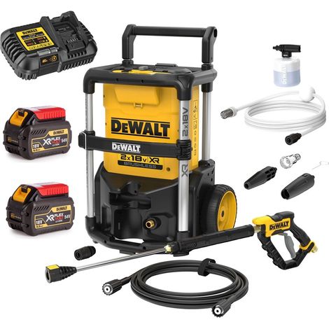 Dewalt DCMPW1600N 36v XR Brushless Pressure Washer 2x 6AH Battery + Fast Charger (1/5)
