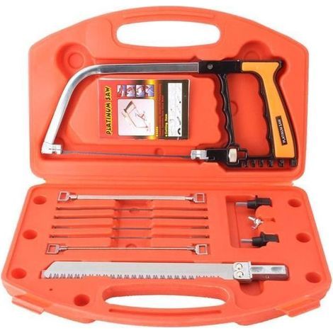 Scie Multifonction - Kit 11 Lames Pour Bois Plastique PVC Carreaux Céramique Pierre Verre - Usage Polyvalent - 1 Pièce (1/5)