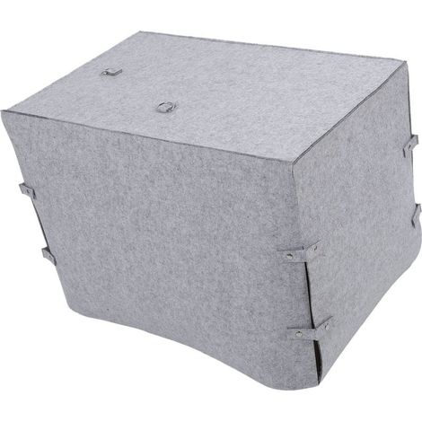 Couverture de cage pour chien pliable, matériau en feutre résistant au froid, garde au chaud, niche coupe-vent pour animaux de compagnie pour l'hiver par temps froid (1/5)
