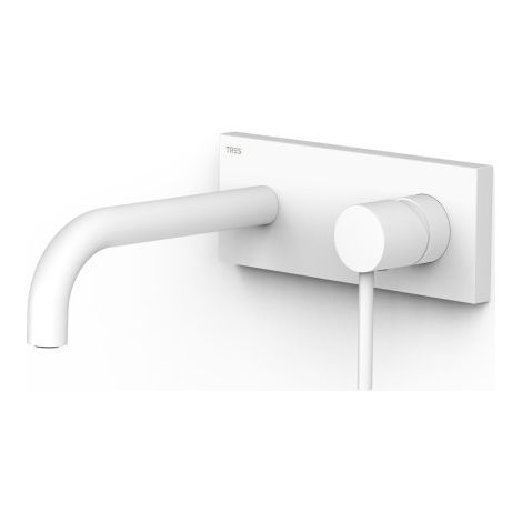 TRES 26230031BM STUDY Pieza Vista para Cuerpo Empotrado De Lavabo Color Blanco Mate - ref: 26230031BM