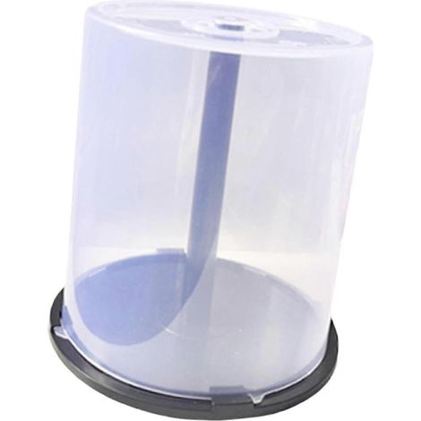 Boîte de rangement transparente pour CD et DVD, pouvant contenir jusqu'à 100 disques. Idéale pour ranger les CD et DVD dans une chambre. (1/5)