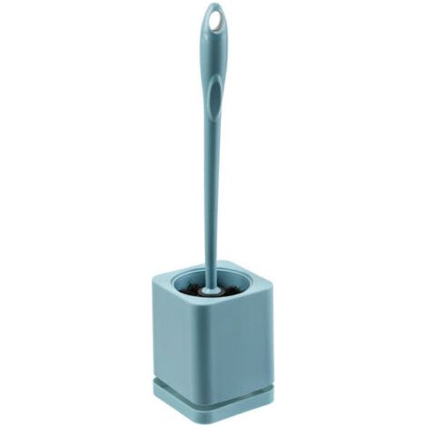 BUNTHAUS Ensemble de brosse de toilette salle de bain brosse de nettoyage murale sans poinçon ménage avec base brosse de nettoyage de toilette sans angle mort (1/5)