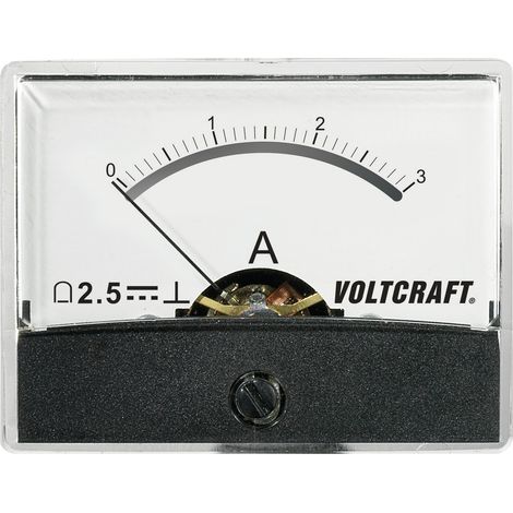VOLTCRAFT AM-60X46/3A/DC AM-60X46/3A/DC Einbau-Messgerät AM-60X46/3A/DC 3 A Drehspule
