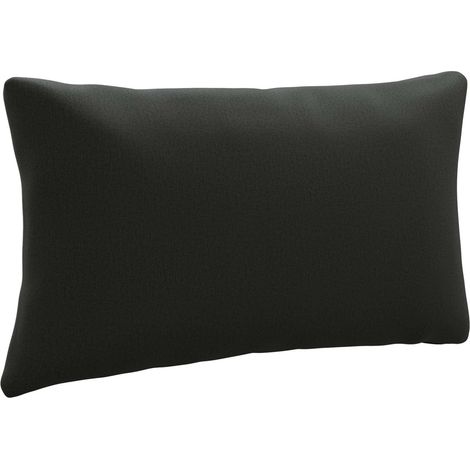 Coussin de Dos 1 Pièce PUTTEN 100 % polyester Noir vidaXL