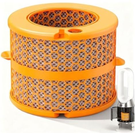 Filtre pour purificateur d'air Dyson Humidify+Cool PH01 PH02 PH03 PH04 PH3A, filtre de remplacement au charbon actif compatible avec le purificateur Dyson pour une humidification uniforme de l'air.