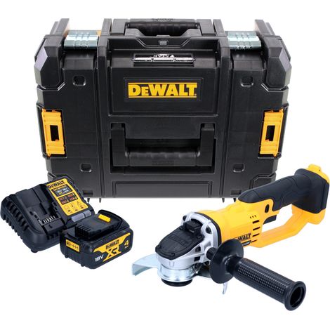 DeWalt DCG 412 M1T Meuleuse d'angle sans fil 18 V 125 mm + 1x batterie 4,0 Ah + chargeur + TSTAK (1/5)