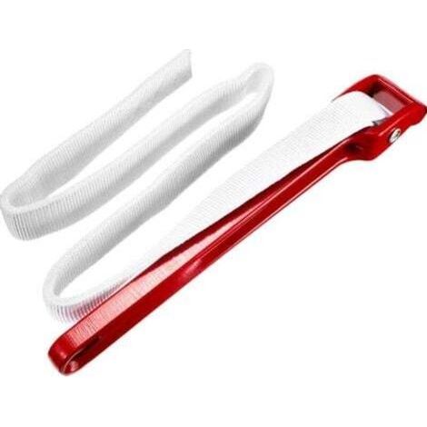 [JAMAIS UTILISÉ] Clé à sangle de 12 pouces, clé à sangle en nylon pour tuyau, poignée de filtre à huile, ceinture en nylon, outil à main fixe antidérapant (1/4)