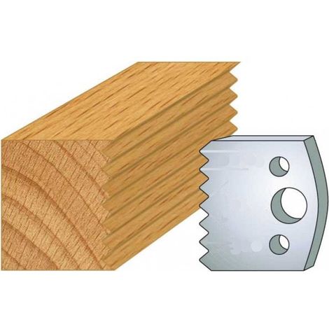 Leman – Jeu de 2 fers profilés acier 40 mm – Épaisseur 4 mm – Modèle Classic PROFIL N°077 – Pour bouvetage et réaffûtables (1/3)