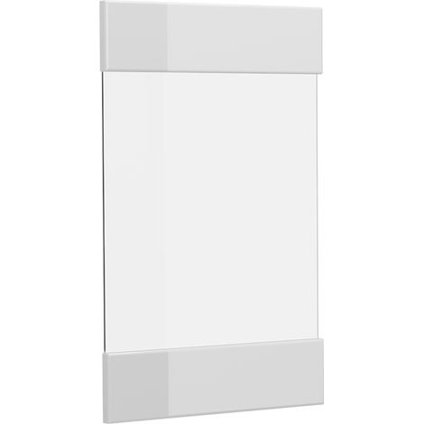 Façade de cuisine R-Line, Blanc Haute brillance, 39.6x59cm façade de meuble pour meuble mural vitré, Vicco (1/5)