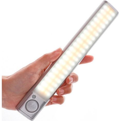 LED-Sensor-Dreifarben-Lichtschalter für Flur, Schrank, Ladestation, Nachtlicht, 120 LEDs