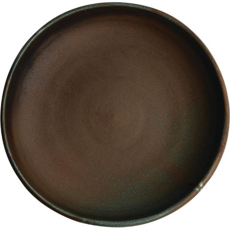 Assiettes creuses calottes vert bronze Canvas 23 cm - Ref FA327 - Olympia (1/5)
