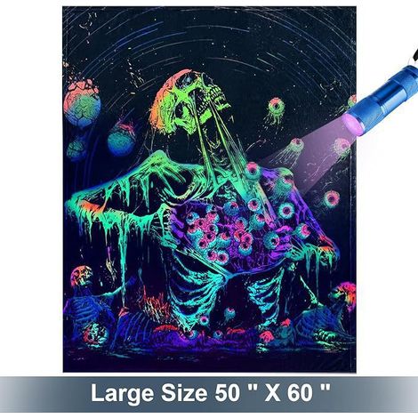 Couverture d'Halloween - Couverture d'Halloween en peluche - Décoration d'Halloween douce et confortable en flanelle grise pour canapé, lit ou salon, 127 x 152 cm, style 37