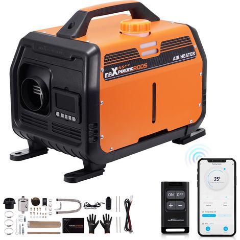 5KW 12V Diesel chauffage Air Heater avec Bluetooth APP for camion voiture bus