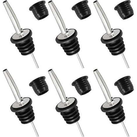 Set mit 12 Ausgießern und Adaptern für Alkoholflaschen, wie abgebildet (1/5)