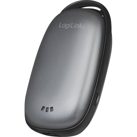 Logilink powerbank 4000mah, 1xusb-a, calentador de manos, gris metal