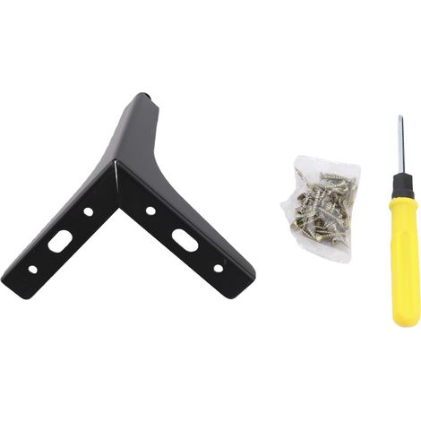 Lot de 8 pieds triangulaires modernes en métal pour meubles (canapé, buffet, table basse, fauteuil), 13 cm / 5,1 pouces (1/5)