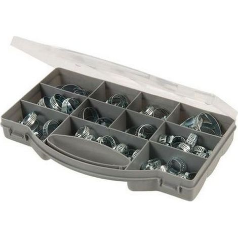 Coffret de 60 colliers de durite assortis type serflex